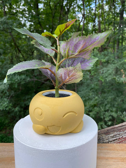 Wink Planter Pot Emoji: Sahara Sunset Collection - Decor Addict, LLC