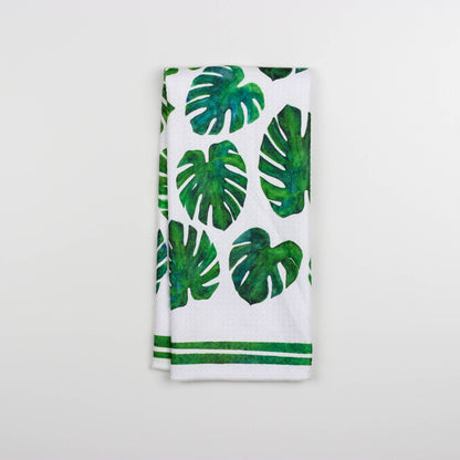 Monstera Plant Dish Towel - 16''x24'' - Decor Addict, LLC
