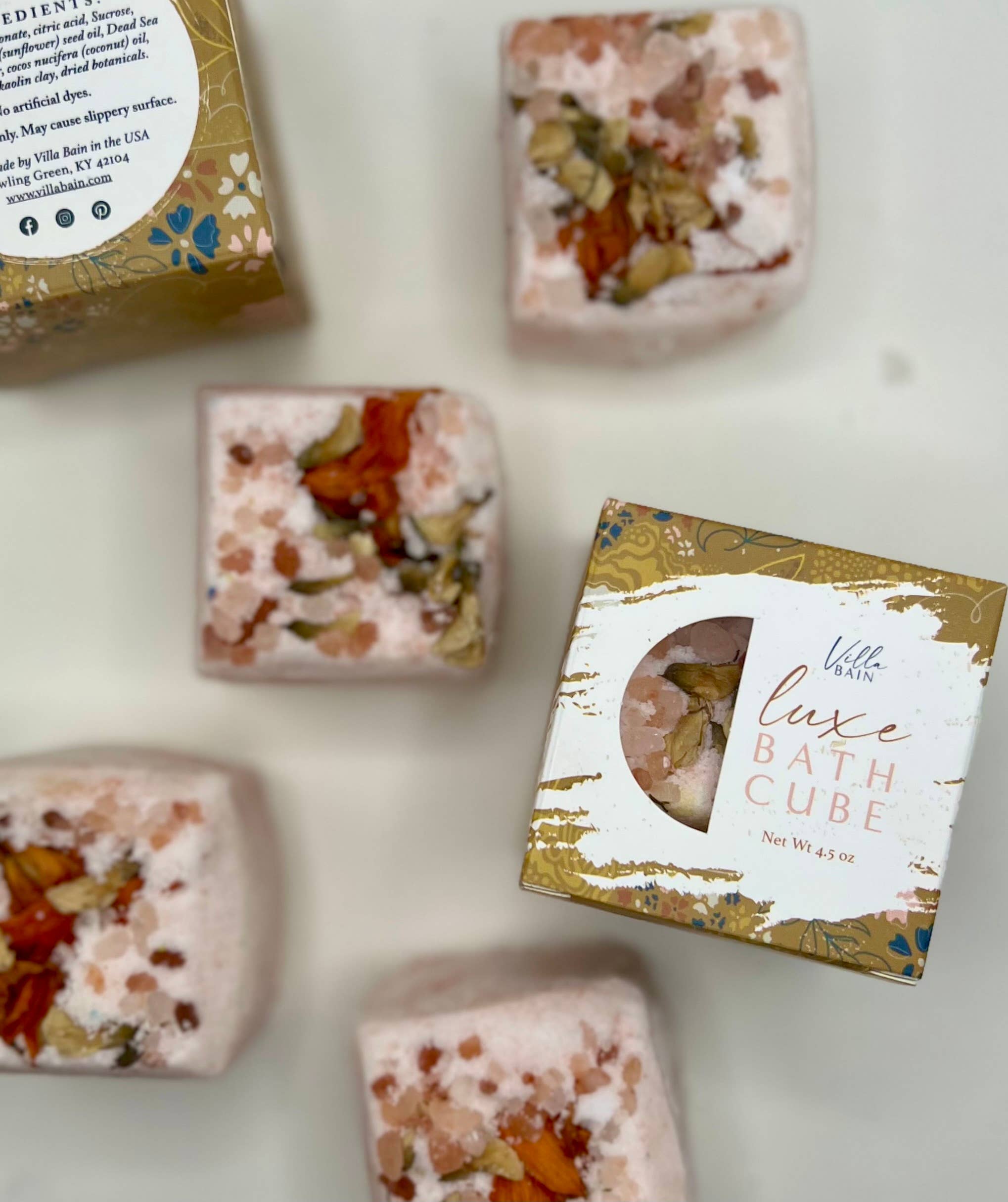 Luxe Bath Cube -Serenity - Decor Addict, LLC