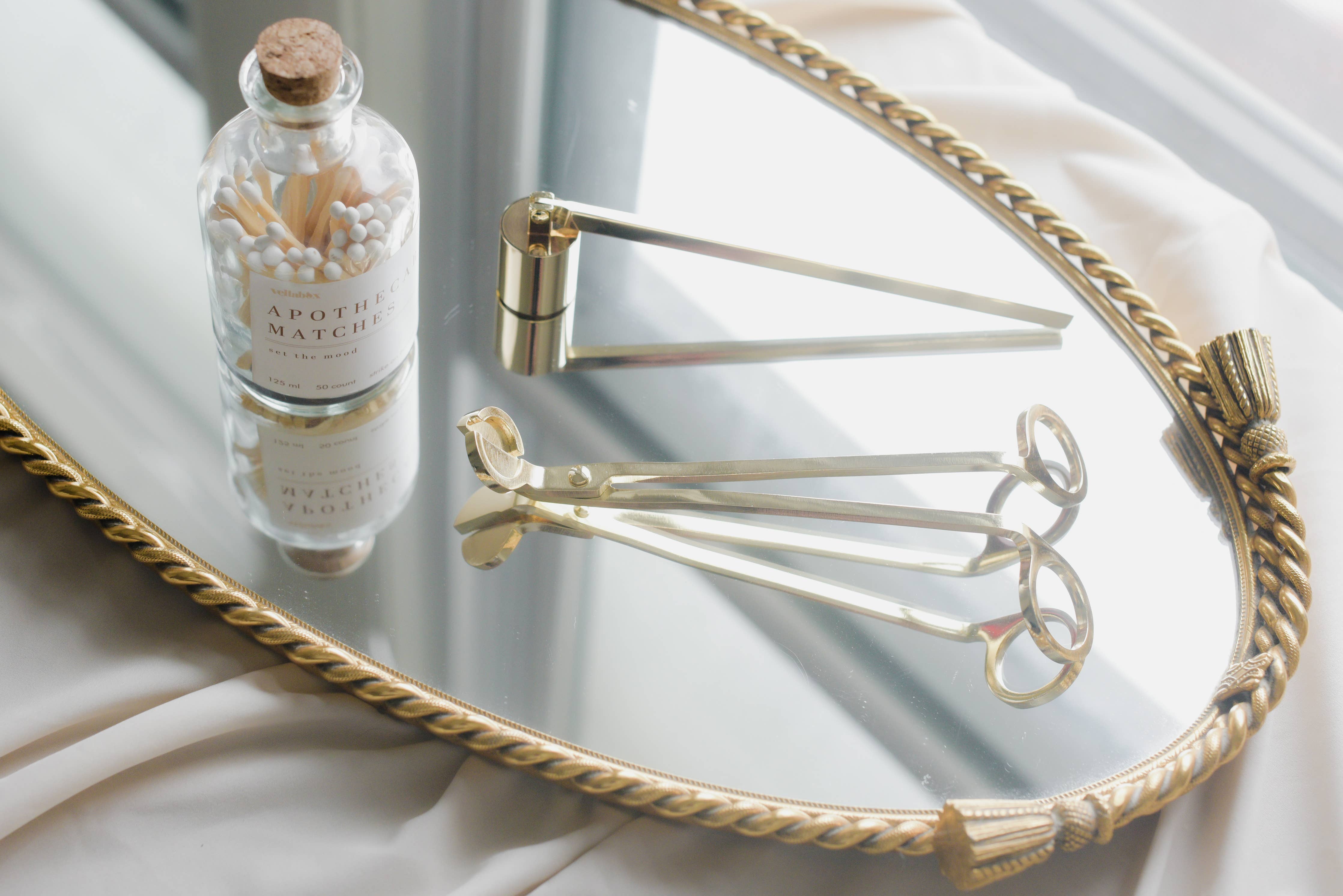 Modern Gold Candle Wick Trimmer - Thumbnail 3