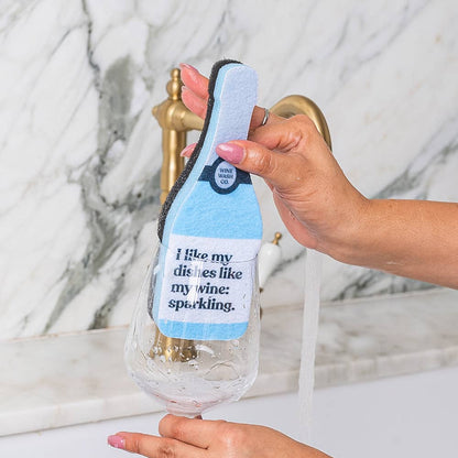 Scrubbly™ Kitchen Sponge Trio - Purple/Pink/Blue - Decor Addict, LLC