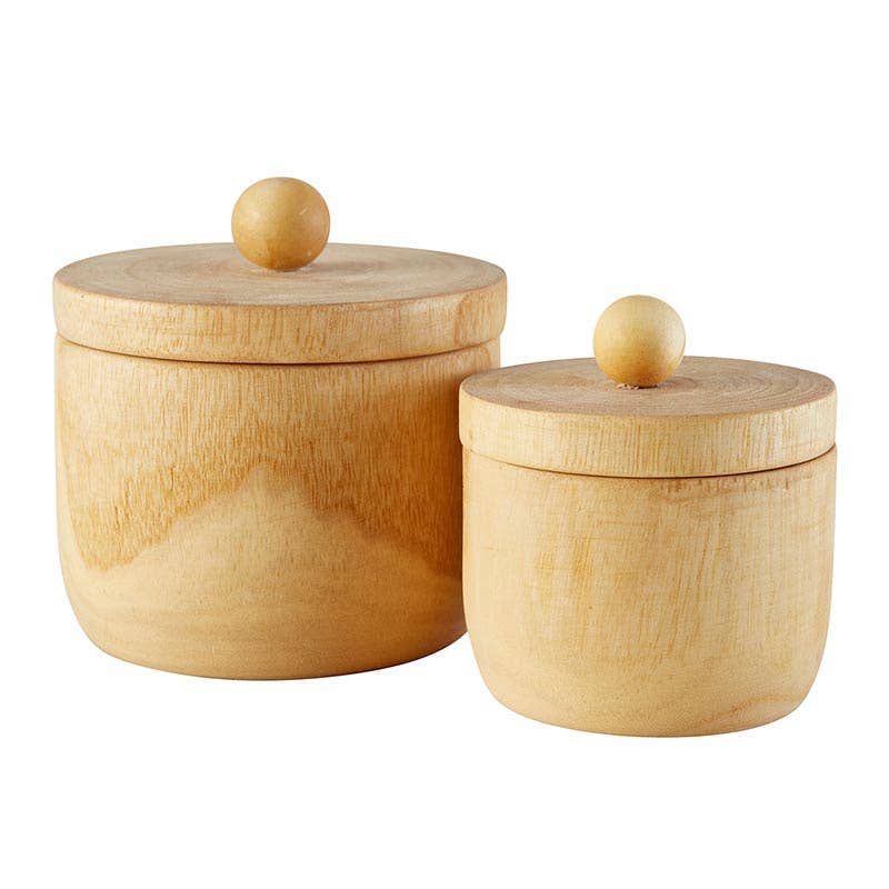 Wood Container - Set of 2 - Decor Addict, LLC