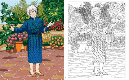 Golden Girls Color-by-Number by Editors of Thunder Bay Press: Flexibound; 192 pages / English - Decor Addict, LLC