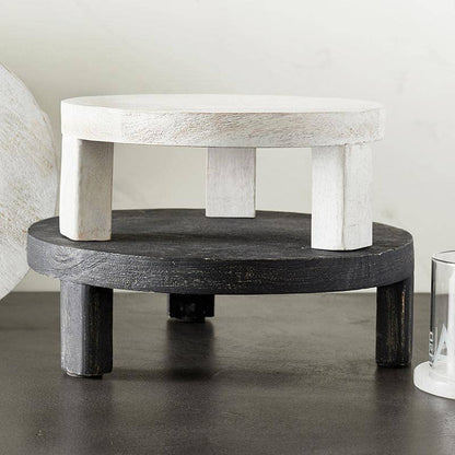 Mango Wood Riser - Stone - Decor Addict, LLC