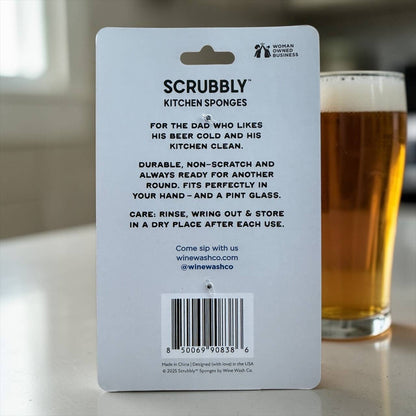 Beer Scrubbly - Coolest Dad: Blue - Decor Addict, LLC