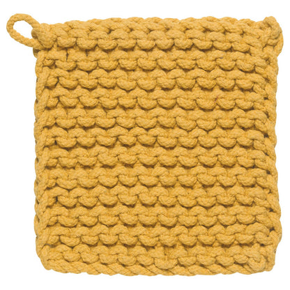 Ochre Knit Potholder - Decor Addict, LLC