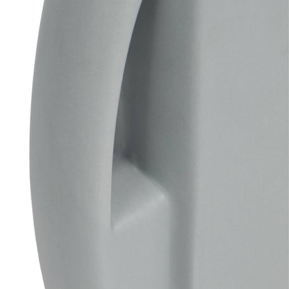 Gray 12 in. Ceramic Novelty Solid Garden Watering Can - Decor Addict, LLC