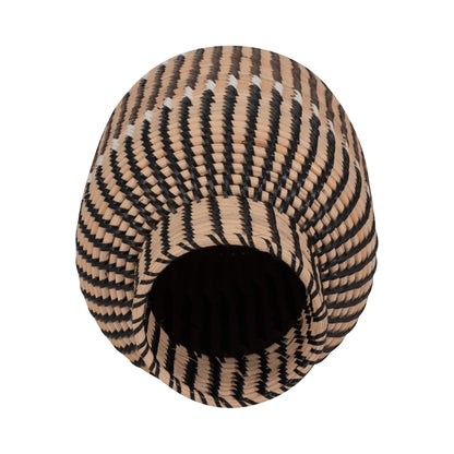 Rattan, 13"h Woven Vase, Multi - Decor Addict, LLC