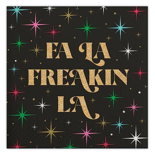 5" FOIL NPKN-Freakin 20ct - Decor Addict, LLC