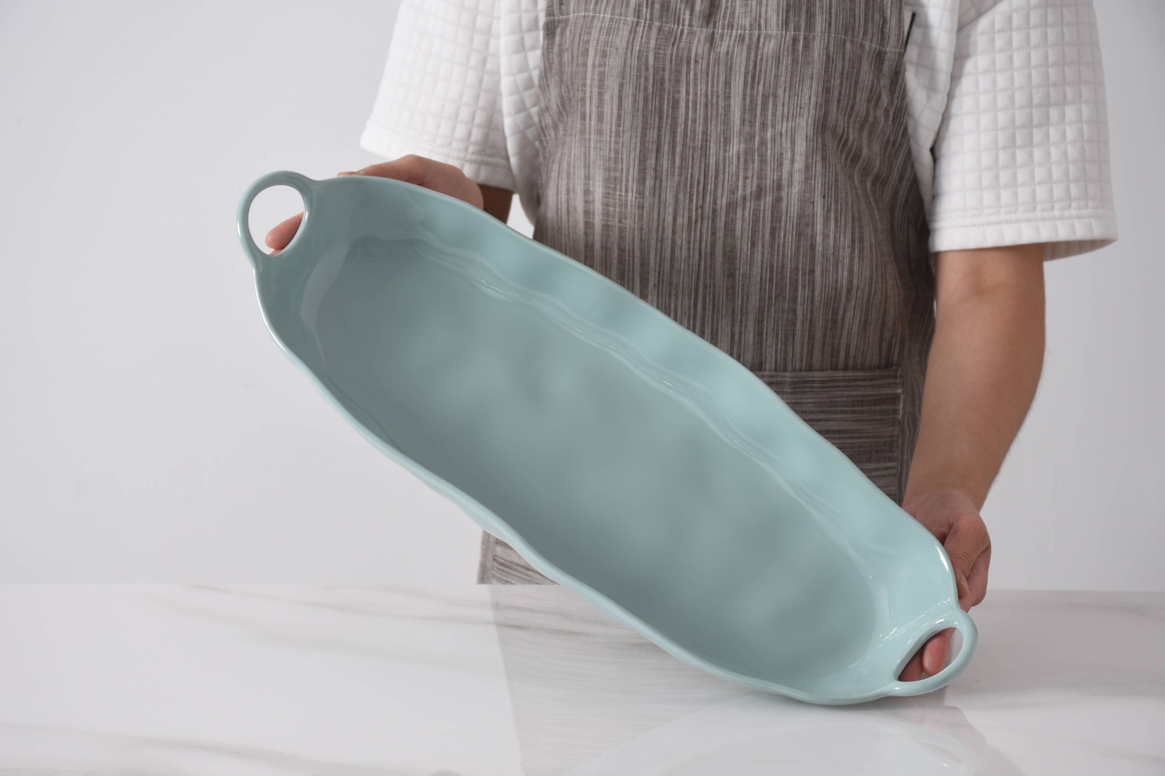 Deep Long Server in Shatterproof Melamine - Decor Addict, LLC