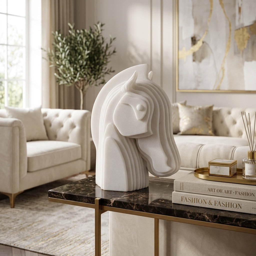 Hadleyfield White Horse Head view 2