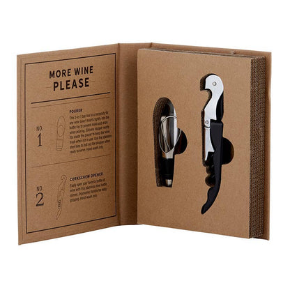 Wine Stopper Book Box - Decor Addict, LLC