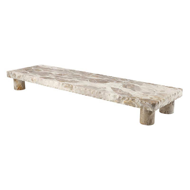 Beige Stand - Large: Marble / 21 L x 6 W x 2.5 H