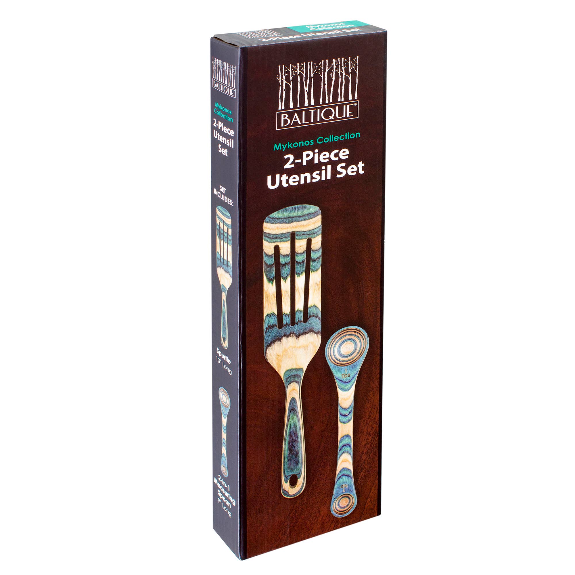 Baltique® Mykonos 2-Pc. Cooking Utensil Set - Decor Addict, LLC