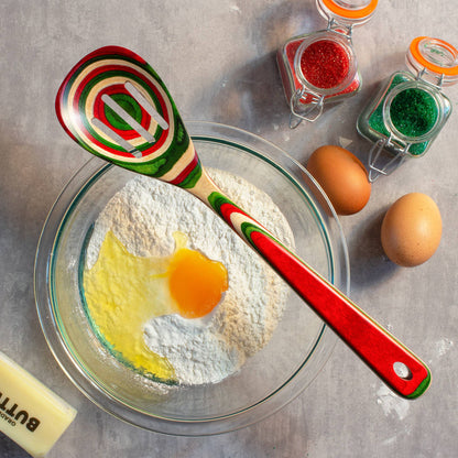 Baltique® North Pole Collection Slotted Cooking Spoon - Decor Addict, LLC