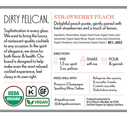 Strawberry Peach Bellini - Decor Addict, LLC