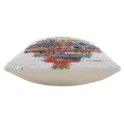 Chantale Geometric Throw Pillow, White/Multi: White/Multi / 14" x 36" / Poly Filled - Decor Addict, LLC