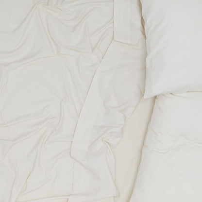 ESSENTIAL PERCALE PILLOWCASES - IVORY: KING - Decor Addict, LLC