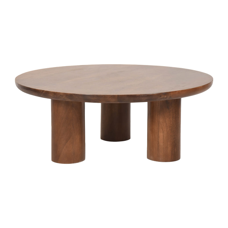 Wood,35" Scandinavian Coffee Table,brwn Kd 2boxes