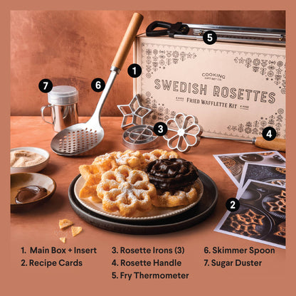 Rosettes and Waffle Kit | Baking Tools | Women's Gift - Decor Addict, LLC