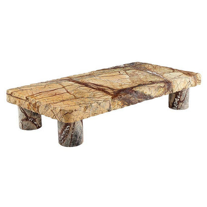 Brown Stand - Small: Marble / 12 L x 6 W 2.5 H