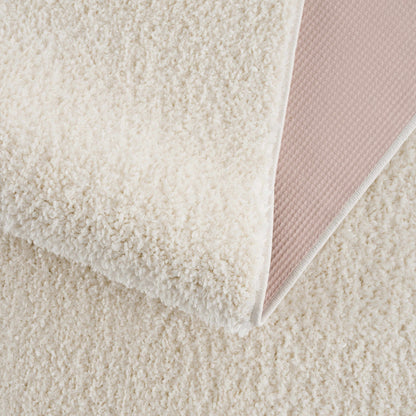 Judy Solid White Washable Rug - Decor Addict, LLC