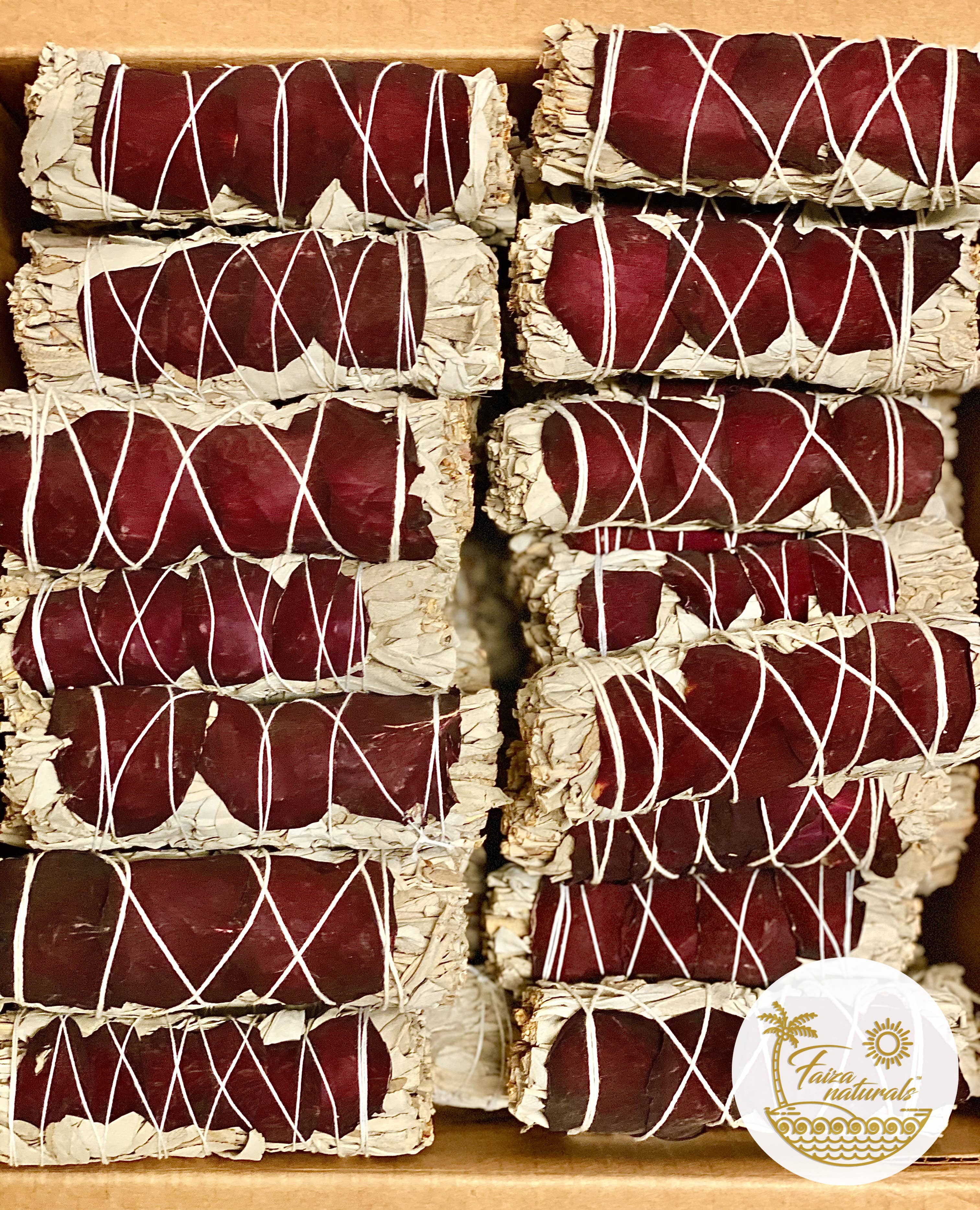 White Sage & Rose Smudge Bundle – Heart-Opening Ritual Stick - Decor Addict, LLC