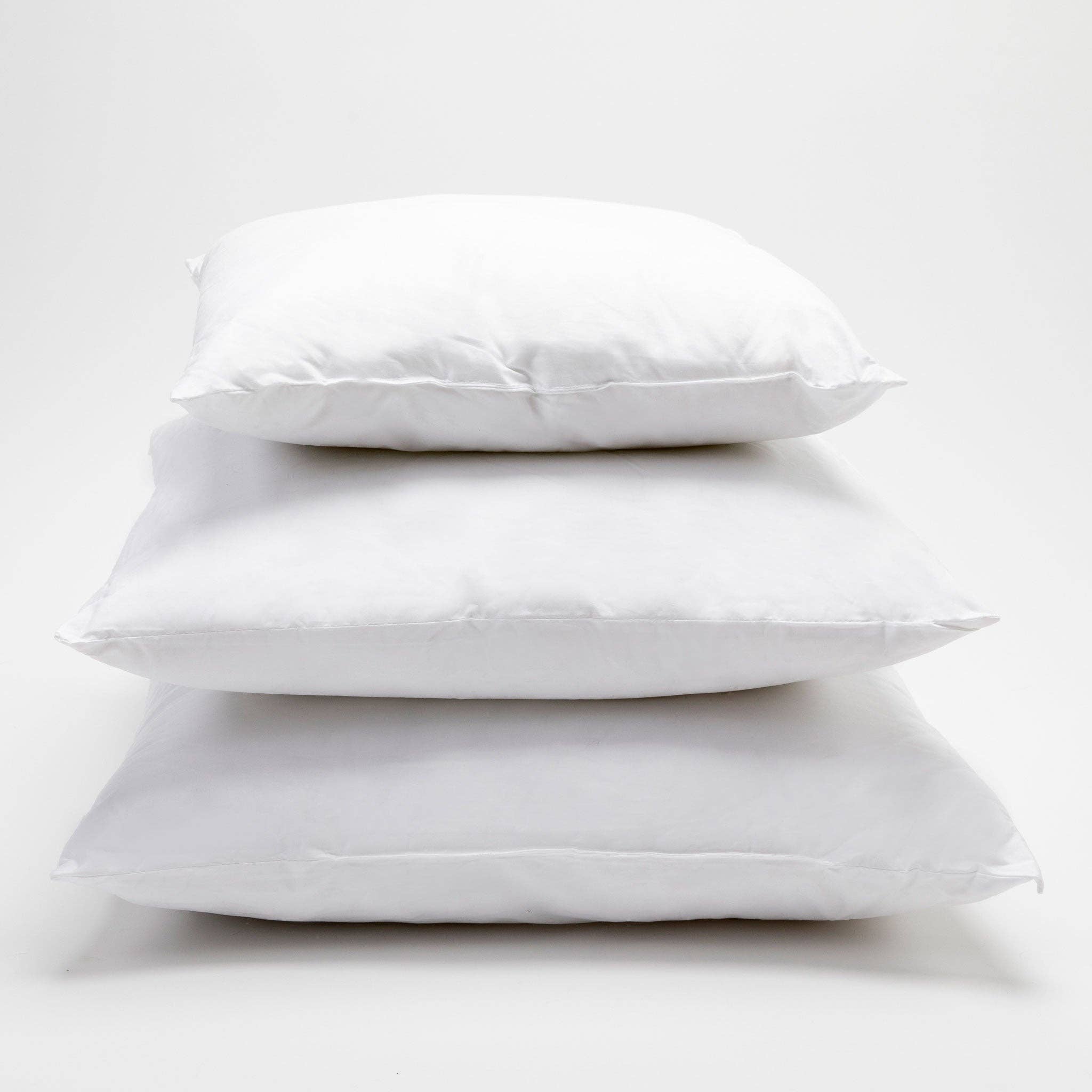 Down Feather Throw Pillow Insert: 24" x 24" - Decor Addict, LLC