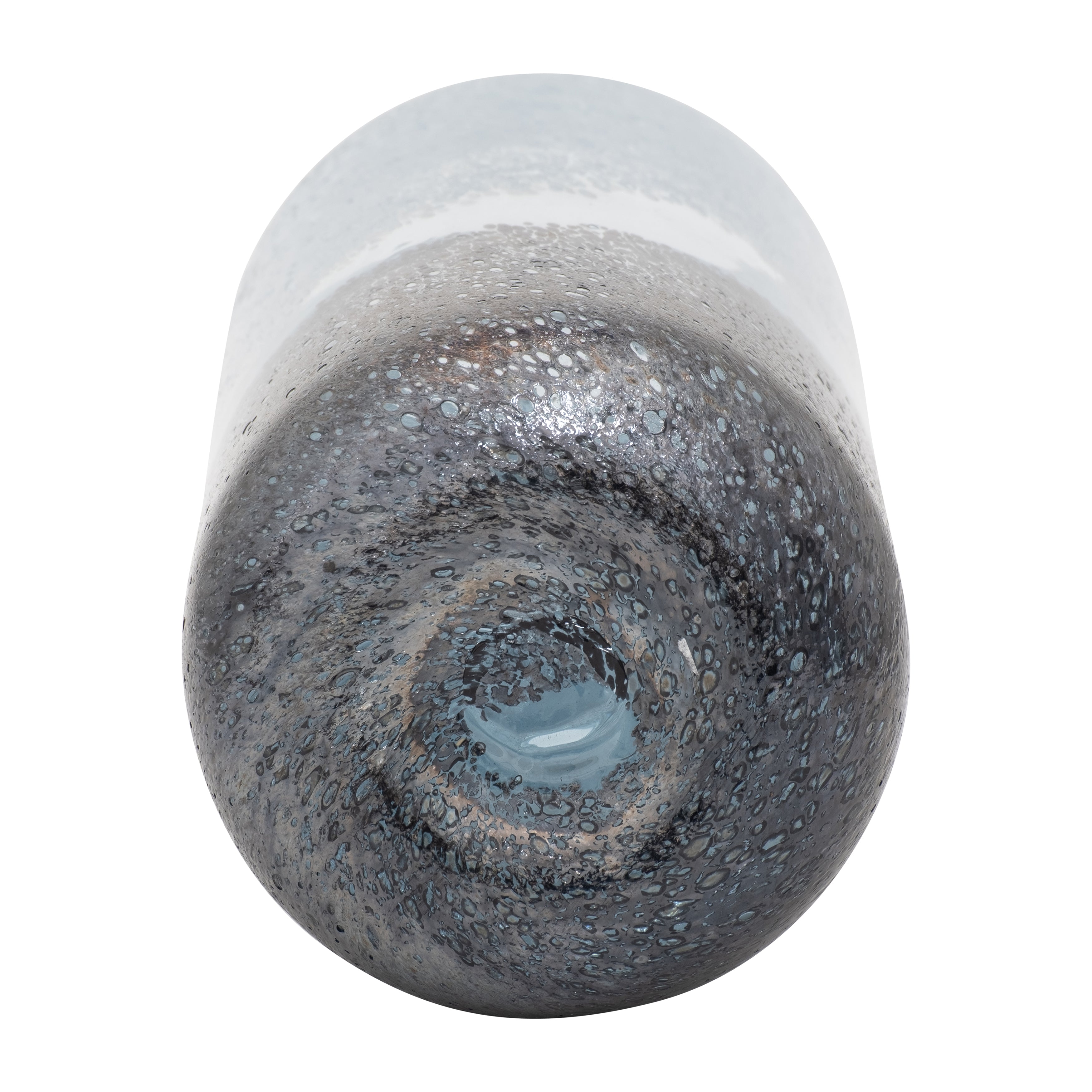 Glass, 14" Ombre Vase, Multi - Decor Addict, LLC