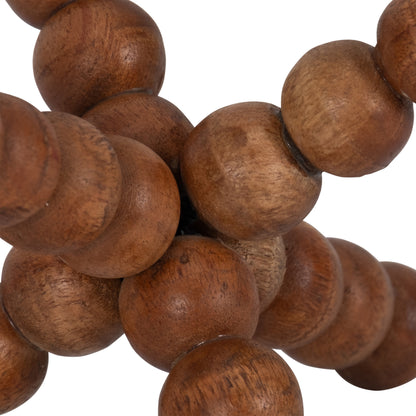 Wood, 6" Beaded Jack, Natural - Decor Addict, LLC