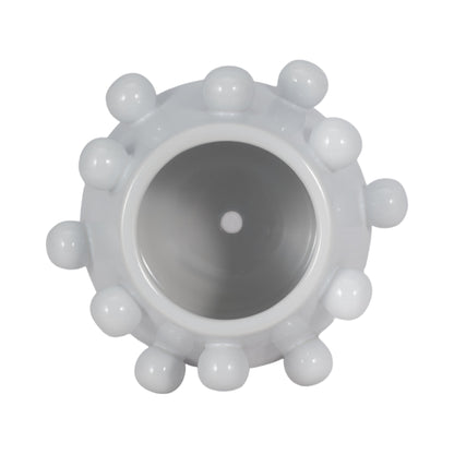 8" Tapered Bubble Planter, White - Decor Addict, LLC