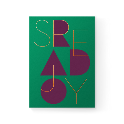 Spread Joy A6 Folded Card - Decor Addict, LLC