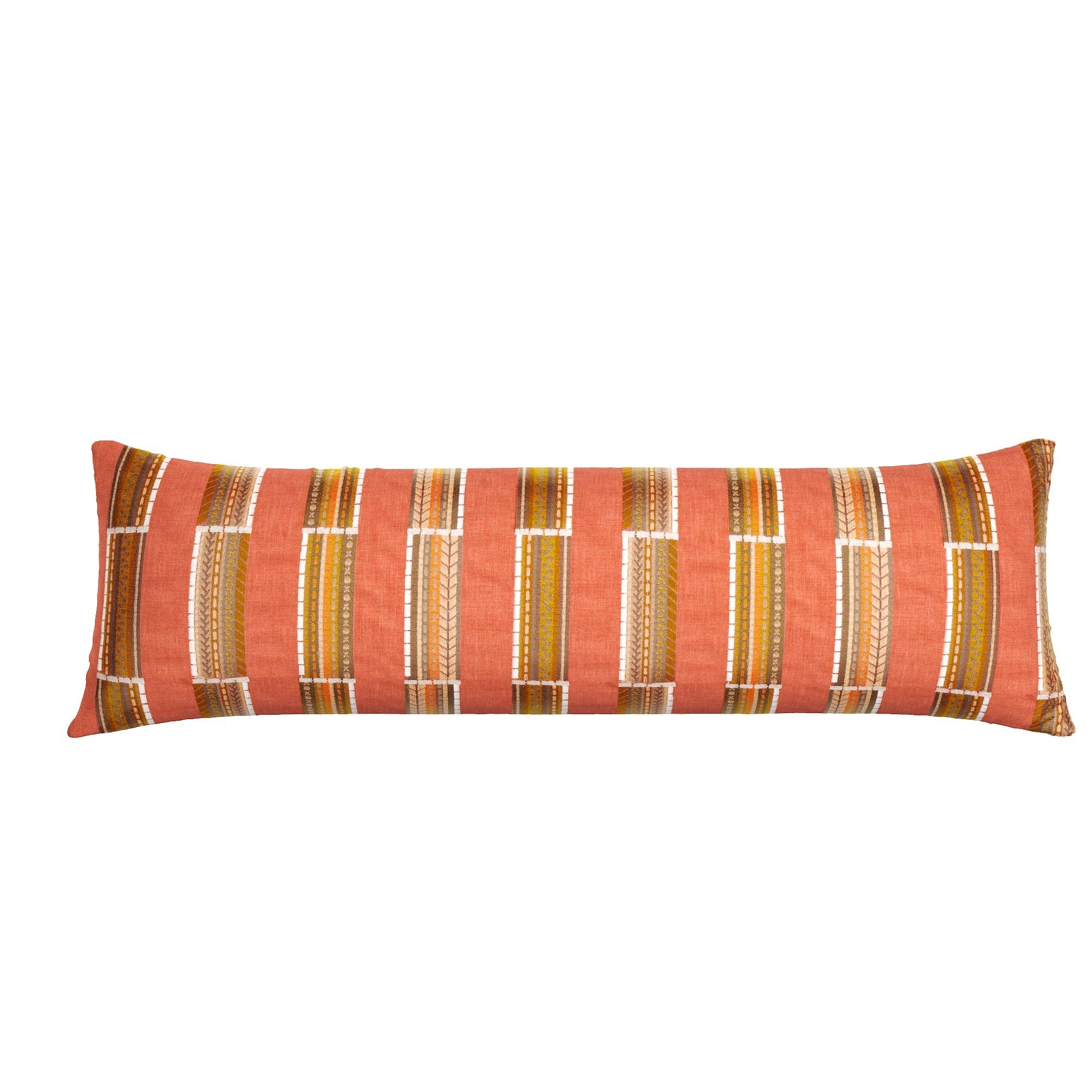 Totnes Lumbar Pillow: Mardi Gras / 12" x 18" - Decor Addict, LLC