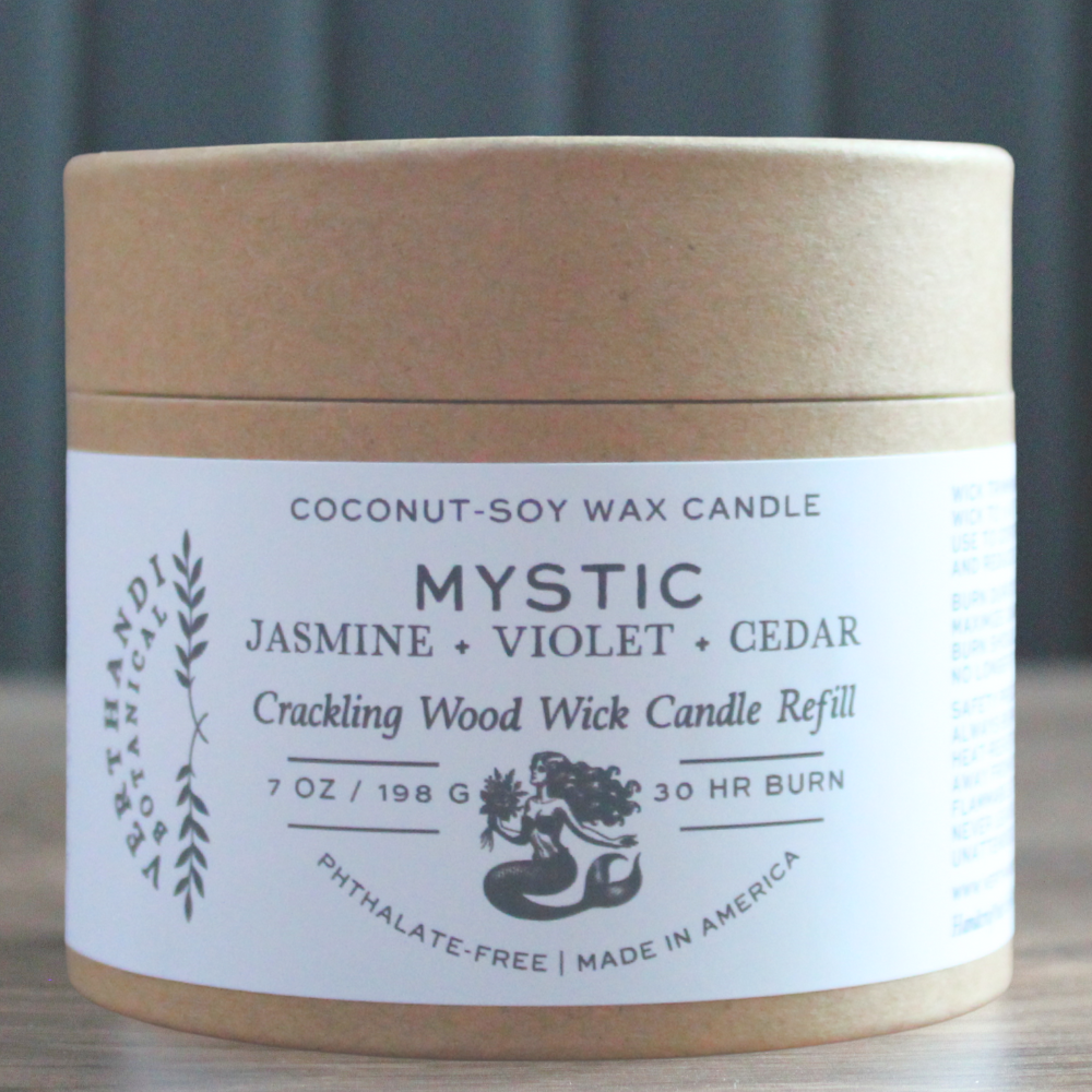 SCENTED CANDLE REFILLS: NORDIC NIGHTS (tonka bean + balsam + oud)