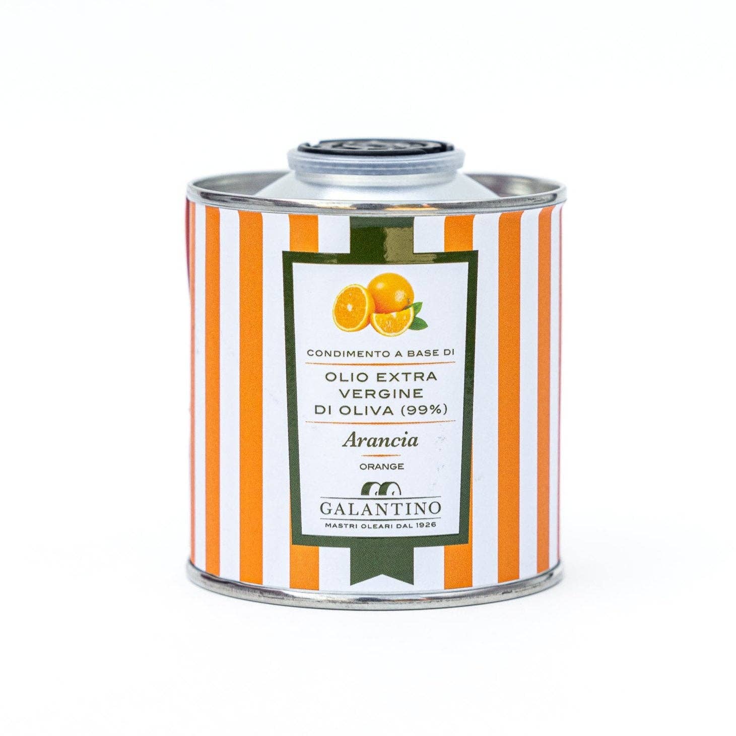 Orange EVOO Tin 100ml by Frantoio Galantino - Decor Addict, LLC