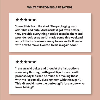 Rosettes and Waffle Kit | Baking Tools | Women's Gift - Decor Addict, LLC