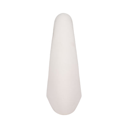 11" Lopsided Open Cut Out Vase Sand Texture, White - Decor Addict, LLC