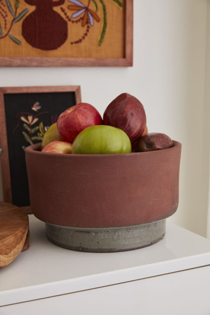 Reyna Pedestal Bowl (L) - Decor Addict, LLC