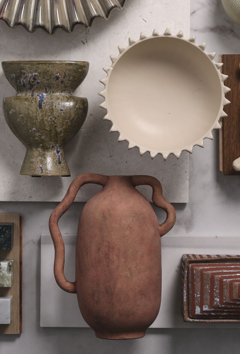 Meander Vase - Large (8"x5.25"x10")