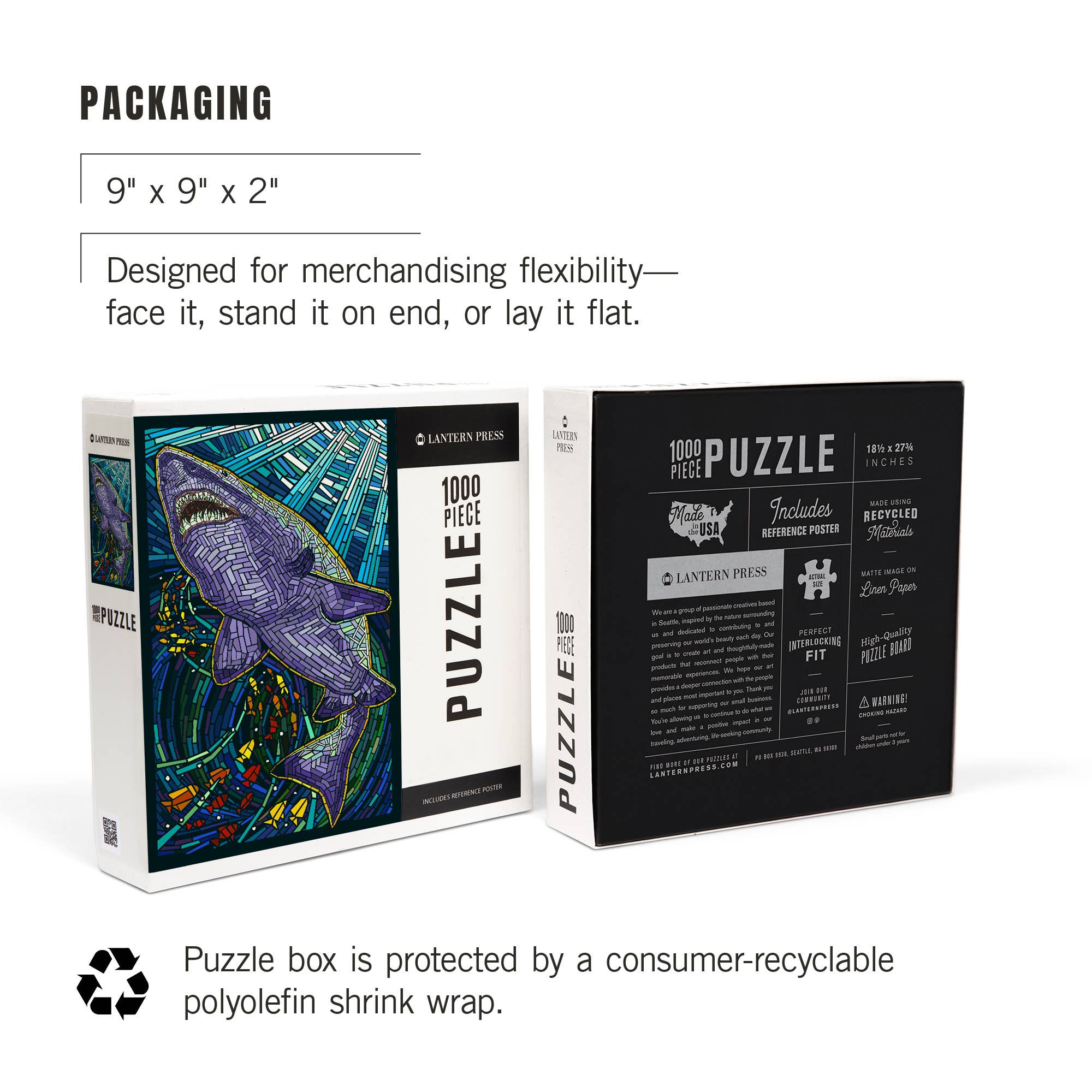 PUZZLE PACK Mosaic Series 1, Set of 12 Puzzles - Decor Addict, LLC