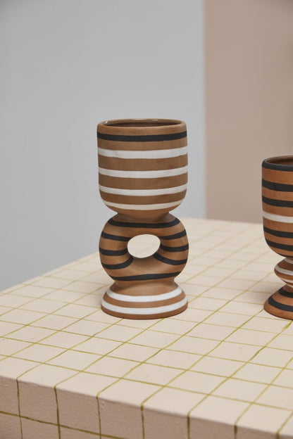 Trujillo Footed Pot 4.75"x 10.25 - Decor Addict, LLC