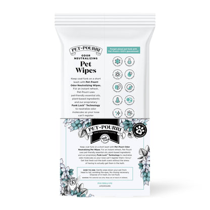 Pet~Pourri - Pet Coat Wipes - 50ct - Pawsitively Fresh Scent - Decor Addict, LLC