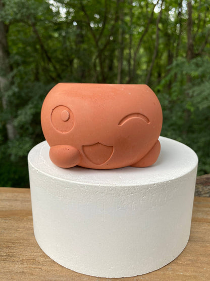 Wink Planter Pot Emoji: Sahara Sunset Collection - Decor Addict, LLC