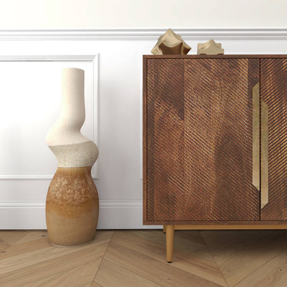 Montego Ceramic Floor Vase, Large - Decor Addict, LLC