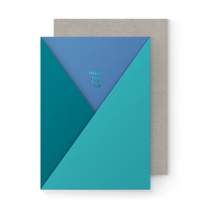 Thank You Twofold A6 Pocket Card - Decor Addict, LLC
