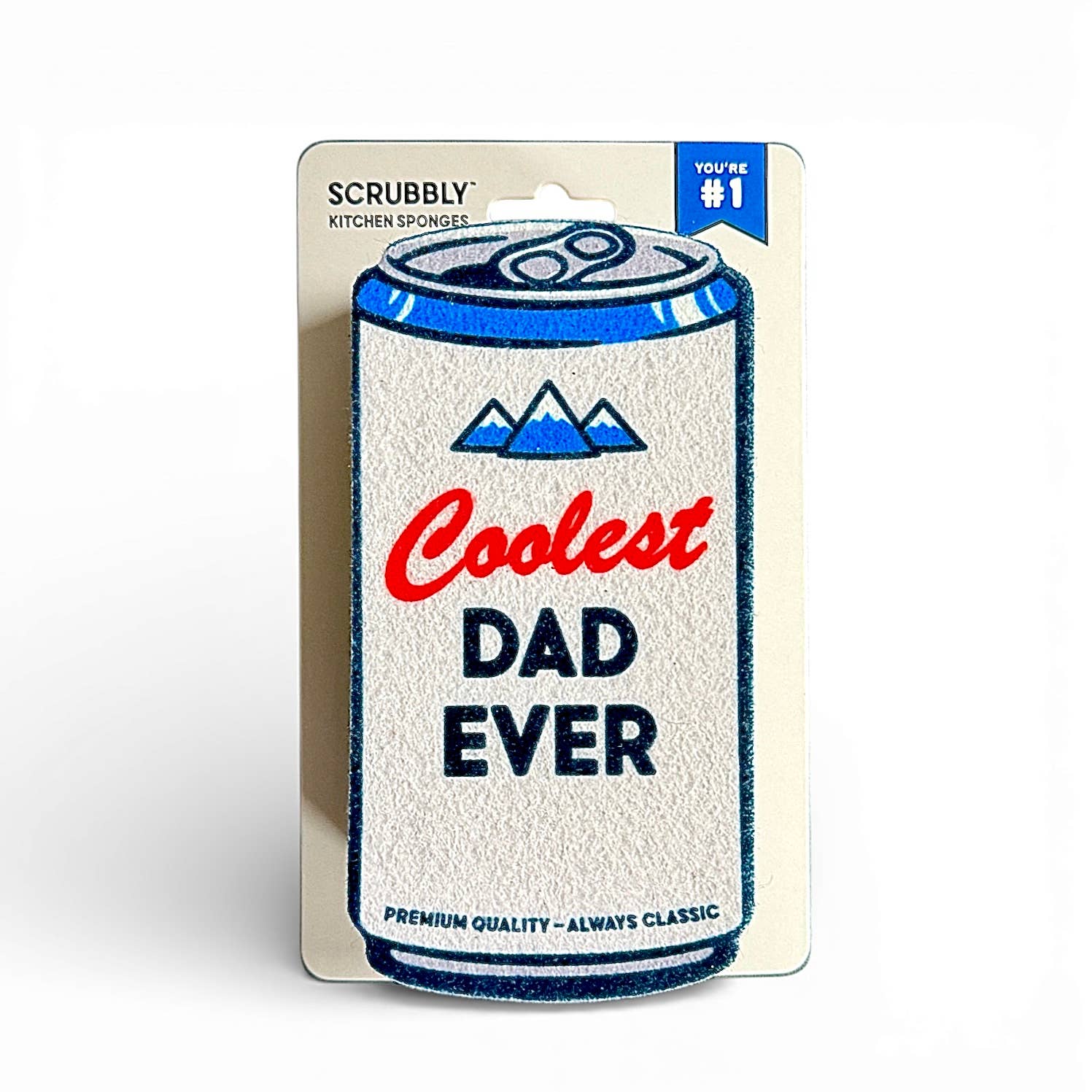 Beer Scrubbly - Coolest Dad: Blue