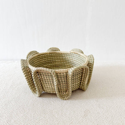 Serpent Sweetgrass Basket: Large