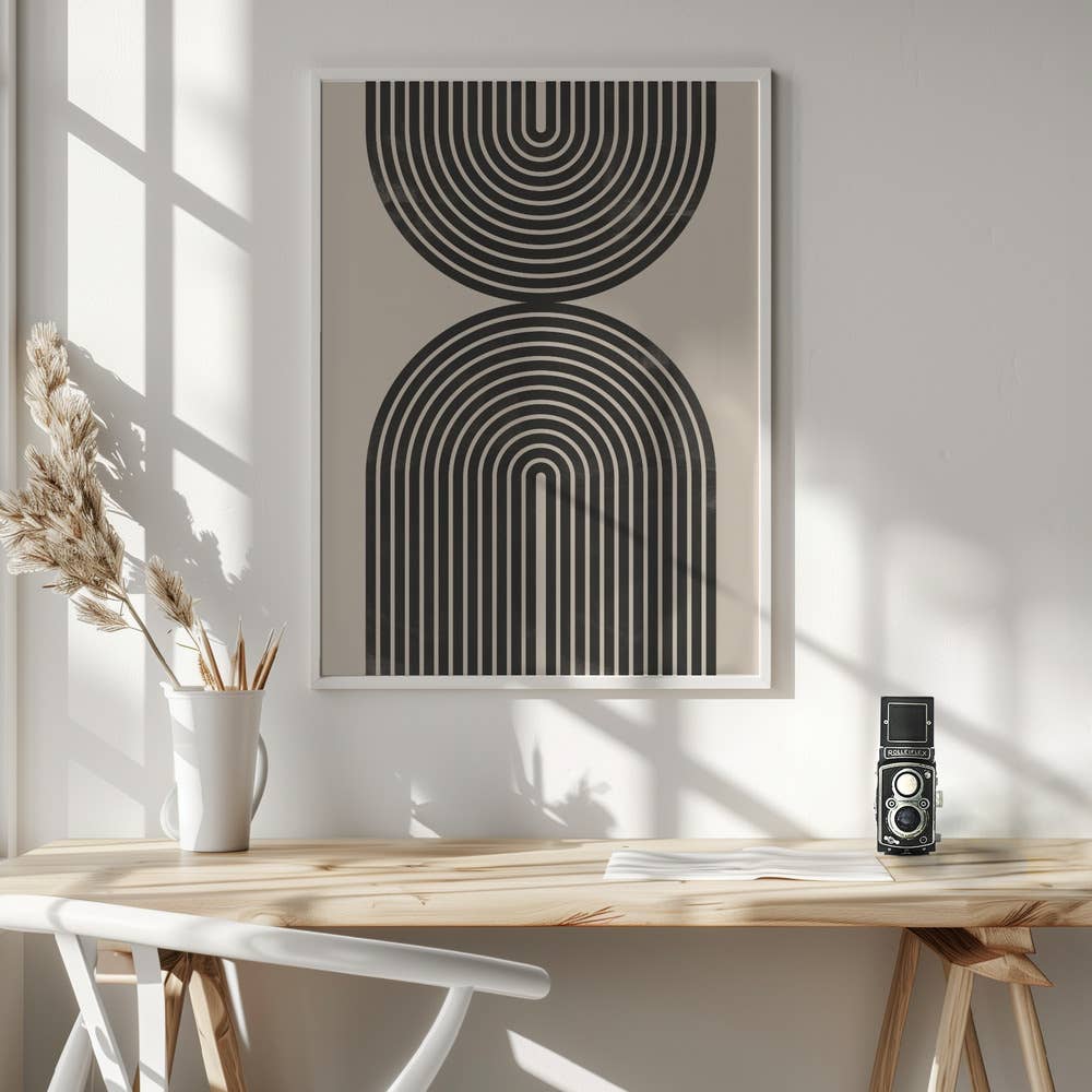 Decor Addict Arch Line Art Wall Art - Thumbnail 2
