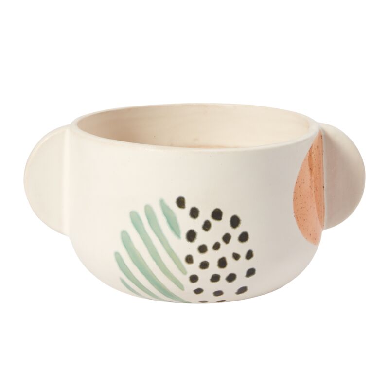 Mahalo Bowl Planter — 9.75" x 7.75" x 4.75" - Decor Addict, LLC