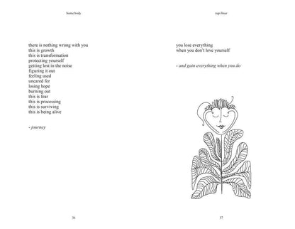 Home Body by Rupi  Kaur: Hardcover; 208 pages / English - Decor Addict, LLC